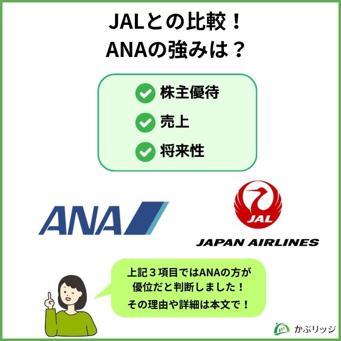 ANA JAL 比較