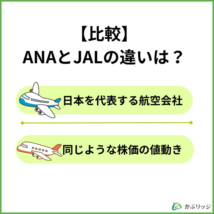 【比較】ANAとJALの違いは？