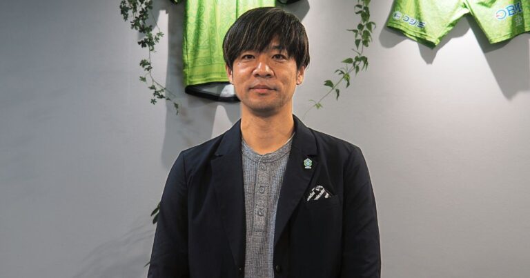 株式会社湘南ベルマーレフットサルクラブ 代表取締役社長 佐藤 伸也氏(筆者撮影)