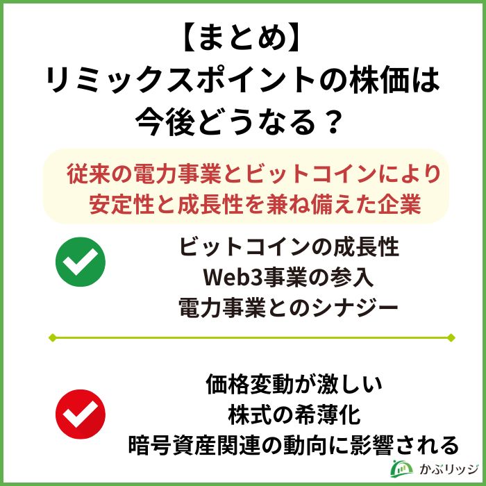 【まとめ】リミックスポイントの株価は今後どうなる？