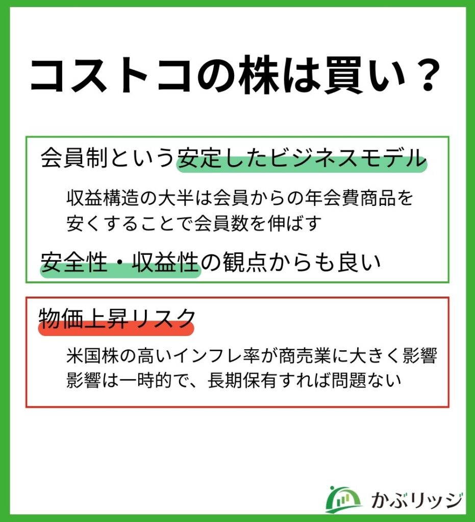 コストコの株は買い?