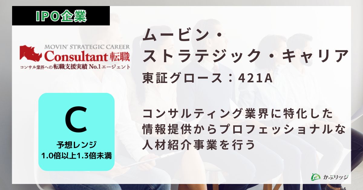 ムービン・ストラテジック・キャリア（421Ａ）のIPO初値予想と上場概要紹介