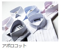 ノーアイロンシャツ　アポロコット