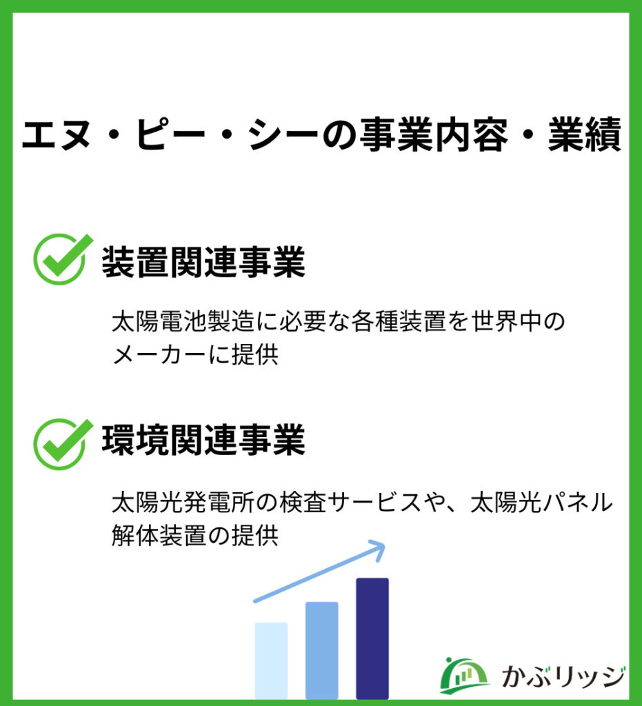 エヌ・ピー・シーの事業内容・実績