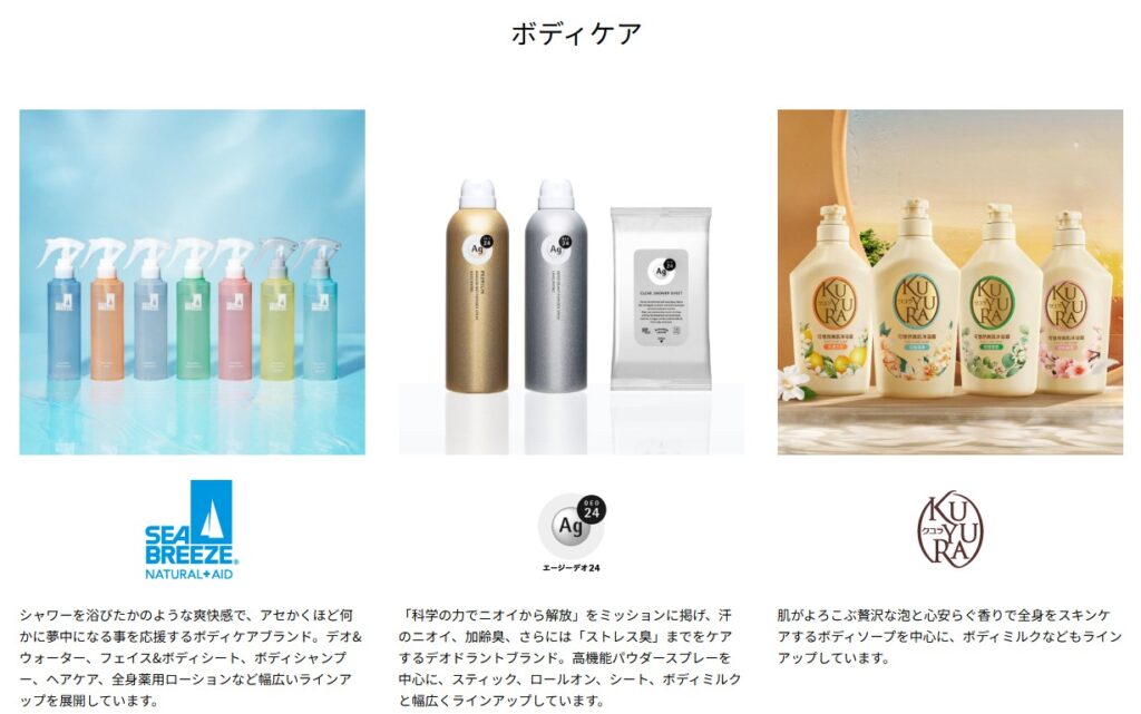 ファイントゥデイ ボディケア事業