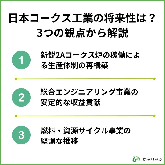 日本コークス工業の将来性は?3つの理由を解説
