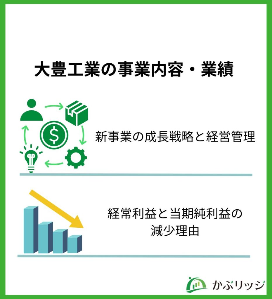 大豊工業の事業内容・業績