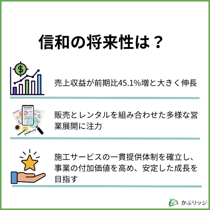 信和の将来性は？