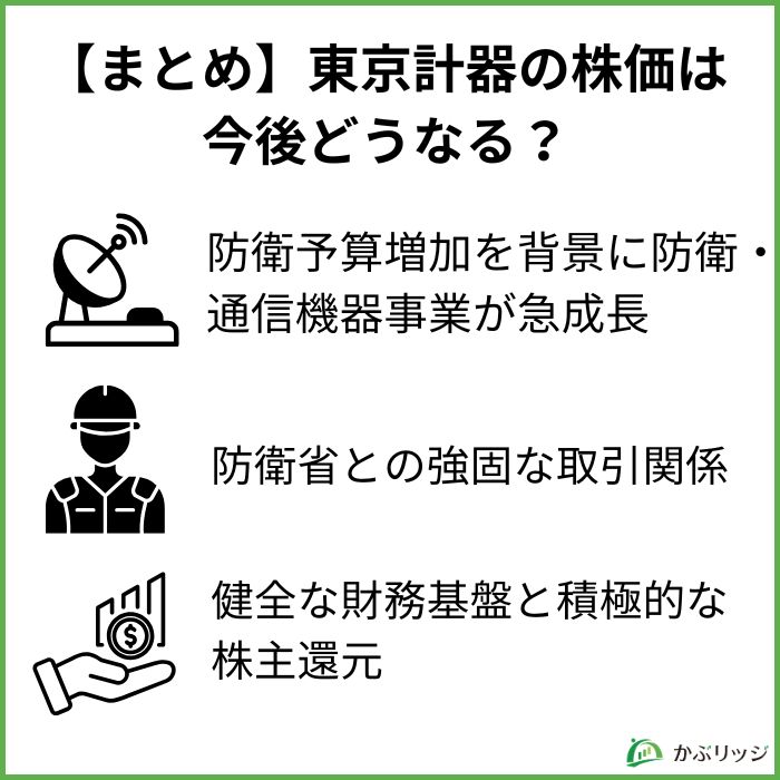 東京計器　まとめ