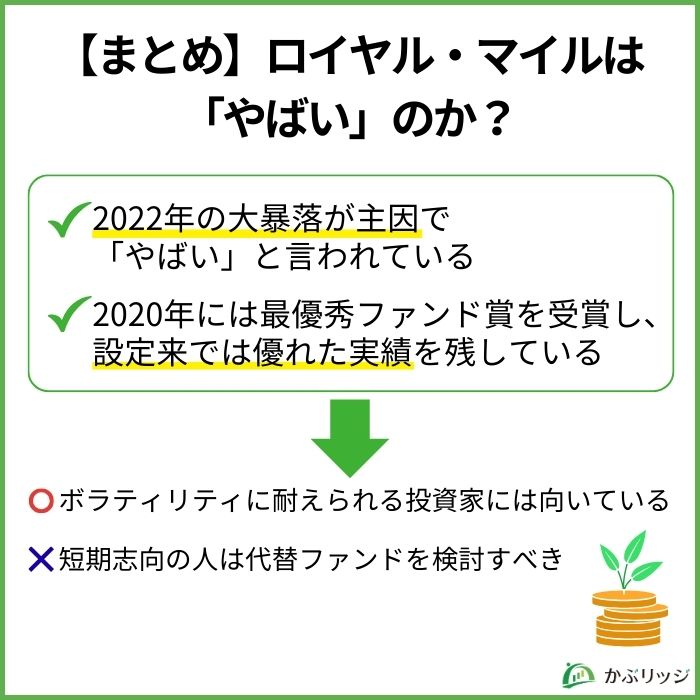 【まとめ】ロイヤル・マイルは「やばい」のか？