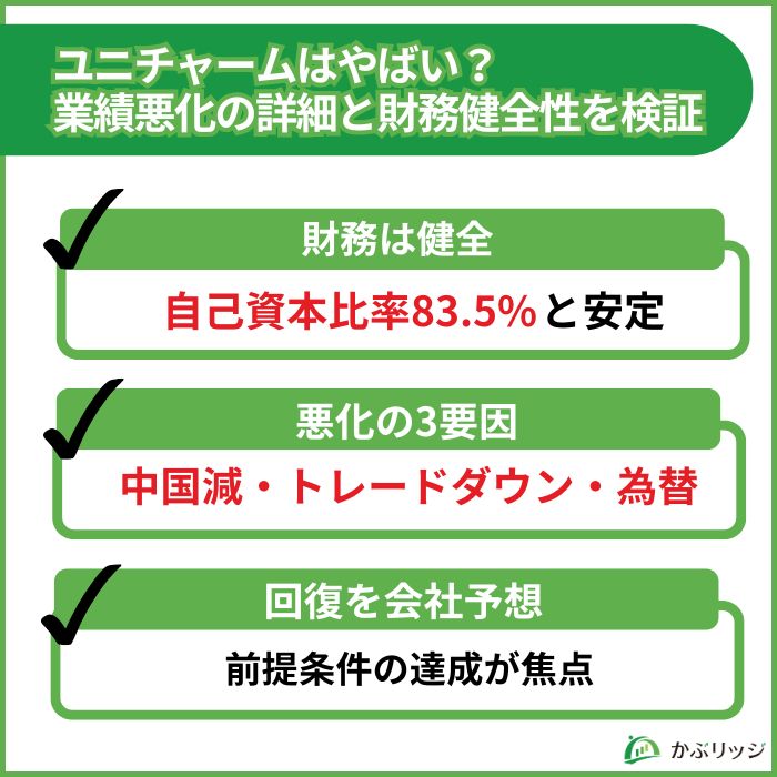 ユニチャーム　財務