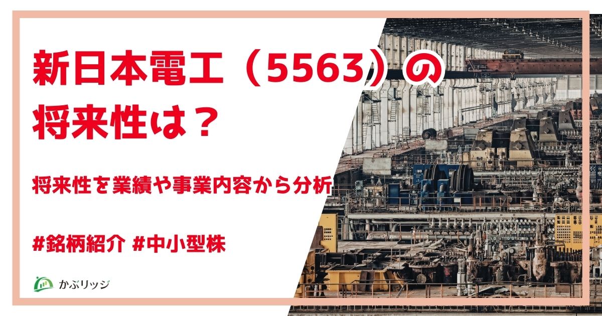 新日本電工(5563)の将来性は?業績や事業内容から徹底分析