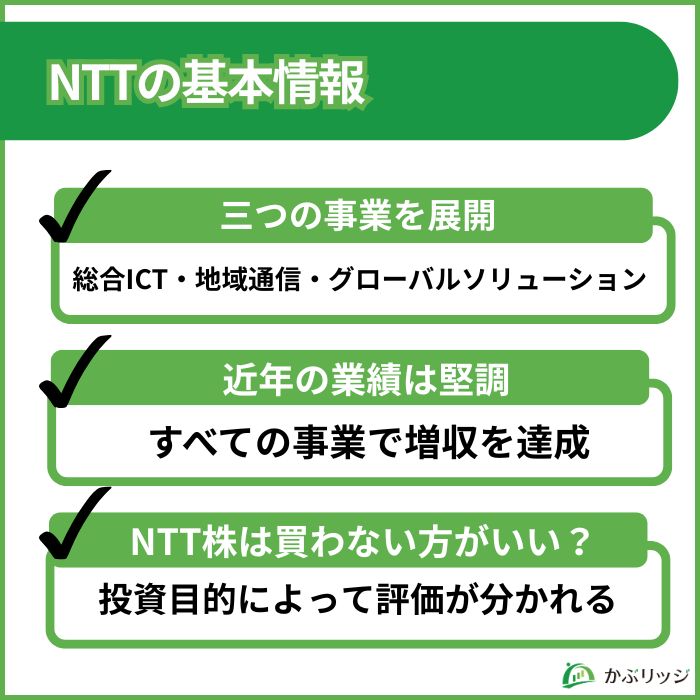 NTT　基本情報