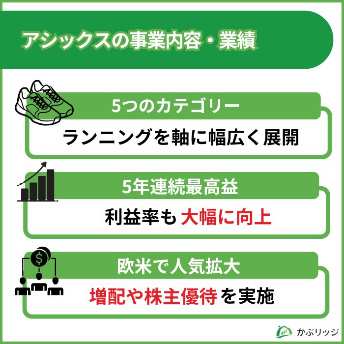 アシックス　事業内容