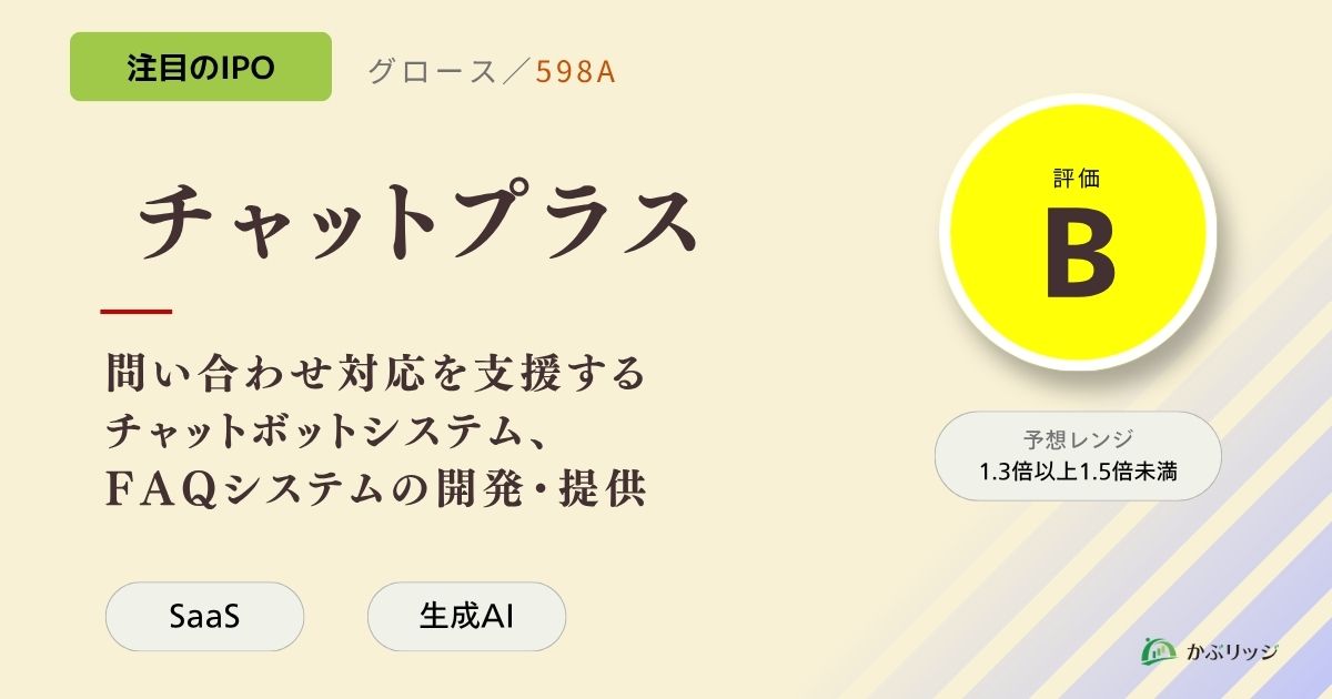チャットプラス　アイキャッチ画像