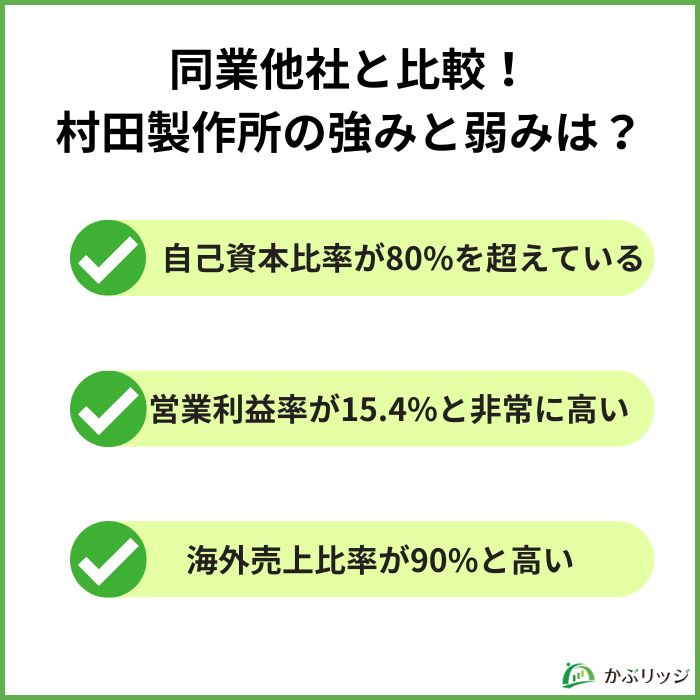 同業他社と比較！
