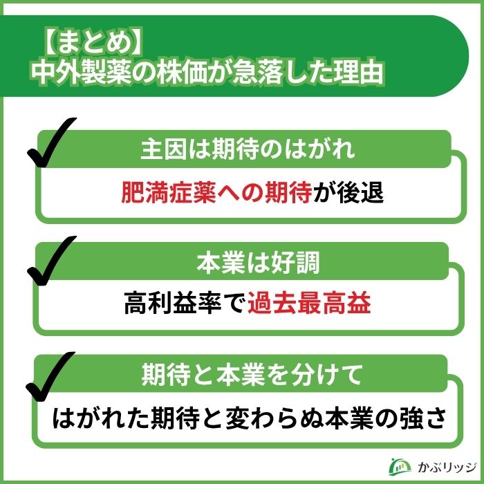 中外製薬 まとめ