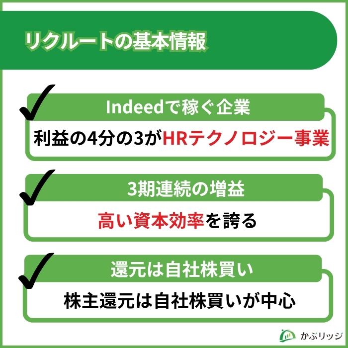 リクルート 基本情報